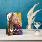 シンプルエレガント大学院写真学年 フォトプラーク (側面)