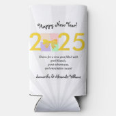 シンプルエレガント大晦日ギフトボックスボウ2025 スリム缶クーラー (裏面)