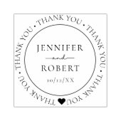 シンプルエレガント夫婦あり結婚と ラバースタンプ (インプリント)