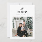 シンプルエレガント姓 | 1枚の写真 シーズンカード (正面)