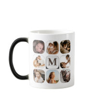 シンプルエレガント家族の写真グリッド甘い記念品