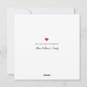 シンプルエレガント家族の写真メリークリスマス シーズンカード (裏面)