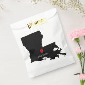 シンプルエレガント州ofLouisiana結婚 フェイバーバッグ (封をした状態)