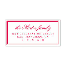 シンプルエレガント差出人住所