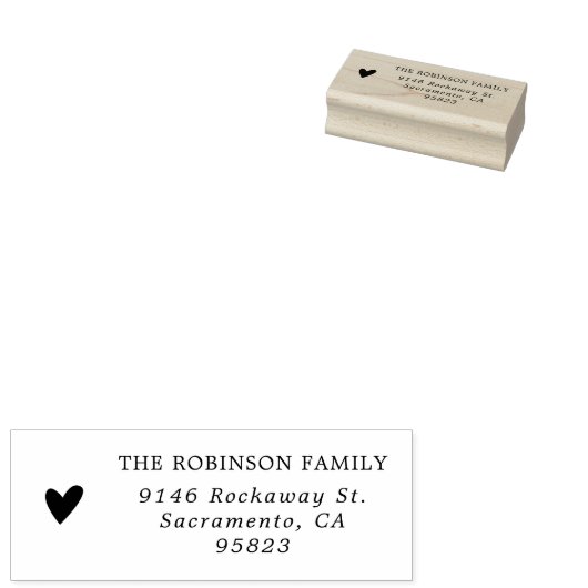 シンプルエレガント差出人住所 ラバースタンプ (押印)