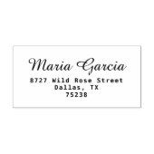 シンプルエレガント差出人住所 ラバースタンプ (インプリント)