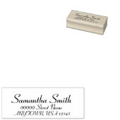 シンプルエレガント差出人住所 ラバースタンプ (押印)