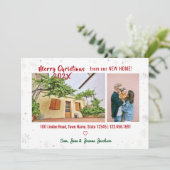 シンプルエレガント引っ越しました 案内状 (スタンド正面)