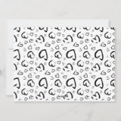 シンプルエレガント恋バレンタインのカップル3写真 シーズンカード (裏面)