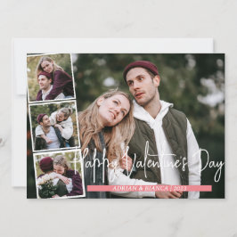 シンプルエレガント恋バレンタインのカップル4枚の写真 シーズンカード