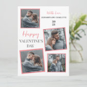 シンプルエレガント恋バレンタインのカップル5写真 シーズンカード (スタンド正面)