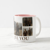 シンプルエレガント恋バレンタインのカップル5写真 ツートーンマグカップ (正面右)