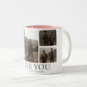 シンプルエレガント恋バレンタインのカップル5写真 ツートーンマグカップ (正面右)
