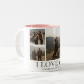 シンプルエレガント恋バレンタインのカップル5写真 ツートーンマグカップ (正面左)