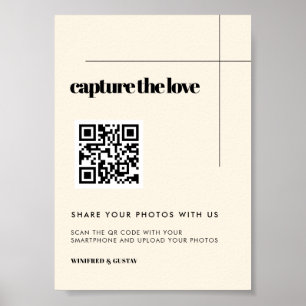 シンプルエレガント愛のサインをキャプチャする ポスター