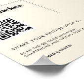 シンプルエレガント愛のサインをキャプチャする ポスター (角)