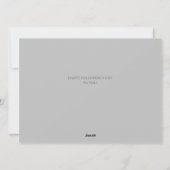 シンプルエレガント愛バレンタイン家族の写真 シーズンカード (裏面)