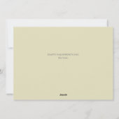 シンプルエレガント愛バレンタイン家族の写真 シーズンカード (裏面)