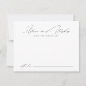 シンプルエレガント教科大学院アドバイス ノートカード (正面)