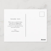シンプルエレガント文字 |さん結婚ありがとう ポストカード (裏面)