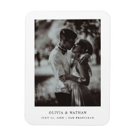 シンプルエレガント文字 |日付の保存 マグネット