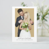 シンプルエレガント文字 |結婚の救D セーブザデート (スタンド正面)