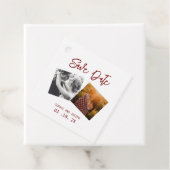 シンプルエレガント文字 | QRコー結婚ド フェイバータグ (インサイチュ)