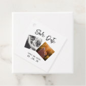 シンプルエレガント文字 | QRコー結婚ド フェイバータグ (インサイチュ)