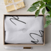 シンプルエレガント新郎名結婚前 薄葉紙 (ギフト)