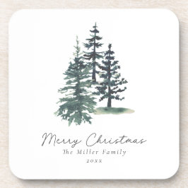 シンプルエレガント木 | 松 コースター