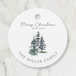 シンプルエレガント木 | 松 フェイバータグ