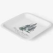 シンプルエレガント木 | 松 ペーパープレート (傾斜あり)