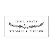 シンプルエレガント植物学カスタム図書室 セルフインキングスタンプ (デザイン)