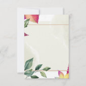 シンプルエレガント植物学 出欠カード (裏面)