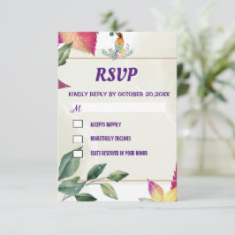 シンプルエレガント植物学 出欠カード