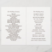 シンプルエレガント植物野花プログラム (裏面)