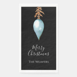 シンプルエレガント植物青い水色クリスマス