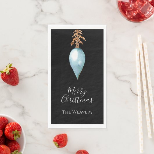 シンプルエレガント植物青い水色クリスマス (インサイチュ)