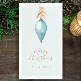 シンプルエレガント植物青い水色クリスマス