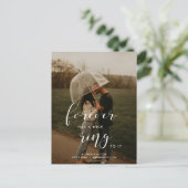 シンプルエレガント永遠に素敵なリングがある写真 案内ポストカード (スタンド正面)