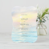 シンプルエレガント海ビーチ結婚式 (スタンド正面)