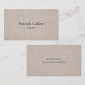 シンプルエレガント牧師 |司祭 名刺 (正面/裏面)