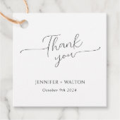 シンプルエレガント白結婚病 フェイバータグ (正面)