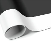 シンプルエレガント白黒ストライプシンプル ラッピングペーパー (ロールコーナー)