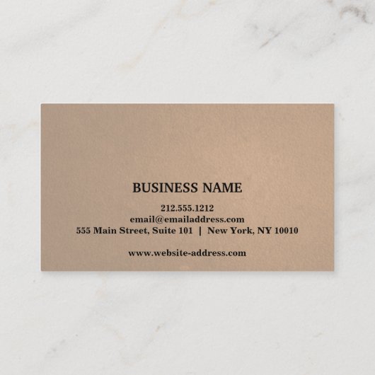 シンプルエレガント白黒美しいアポイントメントカード 予約カード (裏面)