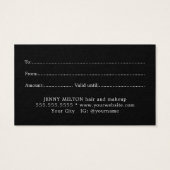 シンプルエレガント白黒美しい (裏面)