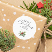 シンプルエレガント白 ラウンドシール