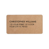 シンプルエレガント紙事業 ラベル (正面)