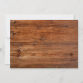 シンプルエレガント素朴ウ結婚ド セーブザデート (裏面)