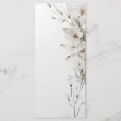 シンプルエレガント結婚フローラ メニュー (裏面)